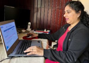 Online class of KIWAMI Japanese being conducted during pandemic