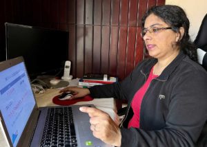 Online class of KIWAMI Japanese being conducted during pandemic