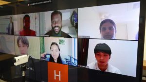 Students participating in SSO event