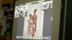 Nara Ikuie Global Elementary School described how people in Japan celebrate the New Year